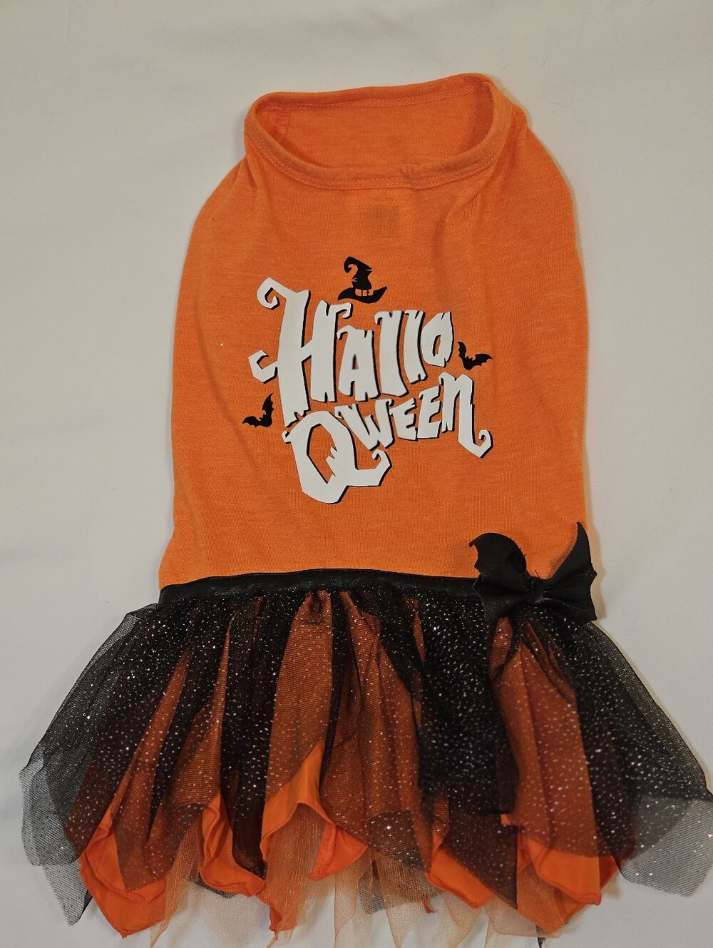 Halloween Queen Orange Tutu Costume for Pets - Cute Halloween Dress